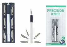 Set Couteaux - Cutter de précision + 6 Lames + boite