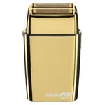 BabylissPro Double Foil Metal Shaver Gold