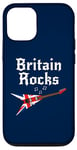 iPhone 13 Britain Rocks, UK Flag Electric Guitar, British Musician Case