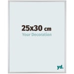 Your Decoration - 25x30 cm - Cadres Photos en Aluminium Avec Verre acrylique - Anti-Reflet - Excellente Qualité - Argent Mat - Cadre Decoration