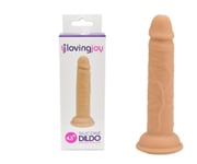 Loving Joy 4.5" Dildo Realistic Penis Slim Shaft Rubber Life Like Classic Cock