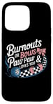 Coque pour iPhone 15 Pro Max Burnouts or Bows Paw Loves You Baby Shower Révélation du sexe