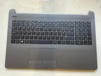 HP 255 G6 Notebook 929906-031 Palmrest English UK Keyboard Touch Pad Sticker NEW