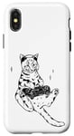 iPhone X/XS Retro Gaming Cat Headphones Controller Funny Cat Gamer Case