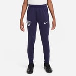 England Treningsbukse Dri-fit Strike - Purple Ink/rosewood/hvit Barn - Nike, størrelse XS: 122-128 cm