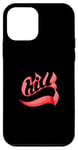 Coque pour iPhone 12 mini Graphique rouge froid