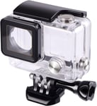 Étui de protection étanche avec objectif pour caméra d'action GoPro Hero 3 + Hero 4 avec vis de fixation et base Protection sous-marine 45 m.[G3161]