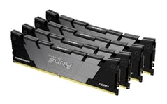 Kingston FURY Renegade 64GB 3600MT/s DDR4 CL16 DIMM (Kit of 4) Desktop Gaming Memory - KF436C16RB12K4/64