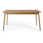 Drawer - Table à manger extensible 4 à 8 personnes 150-200x80cm - Bois clair - skoll