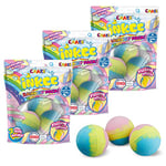 CRAZE INKEE RAINBOW | Set de 9 Boules de Bain Arc-en-ciel Bombes de Bain enfant effervescente 9x 60g , Parfum Marshmallow , testé dermatologiquement