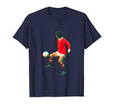 TV Times George Best Playing With Manchester United T-Shirt