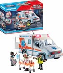 Original PLAYMOBIL City Action 71232 - Ambulance Avec Lumière Et Son