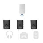 Avantree Audiplex - Wireless Multiple Audio Transmitter & Receiver Set, Long Range Low Latency for TV, AV Receiver, Projector, PA System, Church, Broadcast to 100 Headphones/Speakers