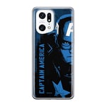 ERT GROUP Coque de téléphone Portable pour Oppo Find X5 Pro Original et sous Licence Officielle Marvel Motif Captain America 010 Parfaitement adapté à la Forme du téléphone Portable, Coque en TPU