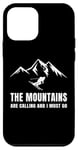 Coque pour iPhone 12 mini The Mountains Are Calling And I Must Go Skier Ski Men