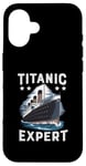 Coque pour iPhone 16 Titanic Expert – White Starline RMS Titanic Garçons Filles