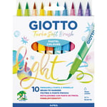 Brushpen Pastellfarger 10-pack Giotto Turbo