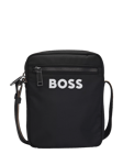 BOSS Logo Crossbody Bag, Black, One Size