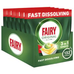 Fairy astianpesukonetabletit Platinum All In One Lemon, 132 kpl