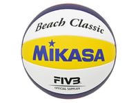 Mikasa Bv551c, 10-Panel Ball, Blå, Vit, Gul, Komposit, Nylon, Utomhus, 66 - 68 Cm, Fivb