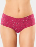 Sloggi ZERO Microfibre Print Short Brief Knickers 10189288 Pink/Dark Combination