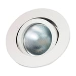 MEGATRON LED-uppovalo Decoclic GU10/GU5.3, pyöreä valkoinen