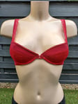 PASSIONATA SOUTIEN GORGE PUSH UP TAILLE 90A COULEUR ROUGE REF 4692