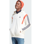 Adidas Adidas Colourblock Full-zip Hoodie Urheilu OFF WHITE