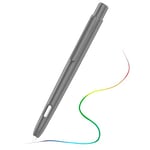 MoKo Coque Protection Compatible avec Apple Pencil 2ème Génération, Étui Protecteur Rétractable pour Apple Pencil avec Clip, Housse Apple Pencil PC, Support Double-Tap, Gris Foncé