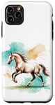 Coque pour iPhone 11 Pro Max T-shirt pour cheval, sweat à capuche de sport équestre, housse de téléphone portable pour poulains