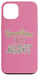 Coque pour iPhone 13 Smoking Hot Aunt Pink Cheetah Leopard Sexy Aunt