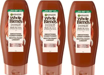 Garnier Whole Blends Coconut Oil & Cocoa Butter Conditioner 12.5oz each 3 Pack