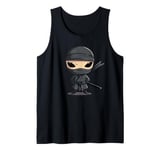 A Funny Costume of a Sneaky Soldier for Ninjas Lovers Tank Top