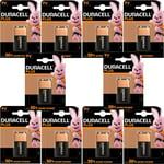 10 Duracell Plus 9V Batteries  MN1604 6LR61 PP3 Battery