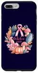 Coque pour iPhone 7 Plus/8 Plus "Octobre Rose" Automne - Sensibilisation au Cancer du Sein