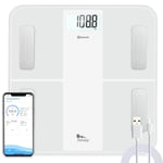 himaly Smart Body Fat Scale, Digital Body Weight Bathroom Scales, Weighing Scal