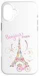 iPhone 16 Plus Bonjour Paris Eiffel Tower The Sign Of Love France Parisian Case