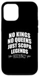 Coque pour iPhone 12/12 Pro No Kings No Queens Just Scopa Legends Jeux de cartes drôles Scopa