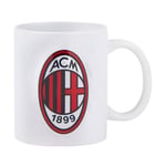 AC Milan Tasse en céramique avec logo, produit officiel, blanc