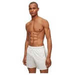 BOSS Mens Iconic Swim shorts with signature stripe and logo