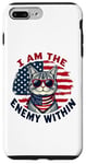 Coque pour iPhone 7 Plus/8 Plus I Am The Enemy Within Harris vs Trump Élection américaine 2024 drôle