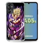 Cokitec Coque Renforcée pour Samsung Galaxy A05S Manga Dragon Ball Sangohan Violet