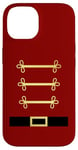 iPhone 14 Toy Soldier Nutcracker costume uniform Case