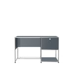 USM - USM Haller Desk Unit A -  Mid-Grey - Skrivebord - Fritz Haller,Paul Schärer - Grå - Metall