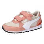 PUMA Mixte bébé St Runner V3 NL V INF Basket, Alpine Snow White-Poppy Pink, 25 EU