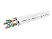 Lanview Dual - Samlet Kabel - 305 M - 6.3 Mm - U/Ftp - Cat 6A - Halogenfri, Solide Ledere - Hvit