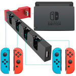 Nintendo Switchille JoyCon Lataustelakka-keskitin USB-ohjain Laturi Telakointiteline Aseman pidike Kytkin NS JoyCon-pelilatauskeskitin