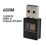 1300Mbps USB 3.0 WiFi USB-sovitin Dual Band 2.4G/5Ghz Wi-Fi Dongle 4 Antenni Langaton vastaanotin PC/Laptop Ajuri Ilmainen