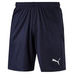 PUMA Liga Core - Shorts - Homme - Bleu (Peacoat/Puma Blanc) - M