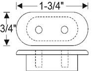 Steele Rubber Products 17-0040-71 dörrstopp gummi